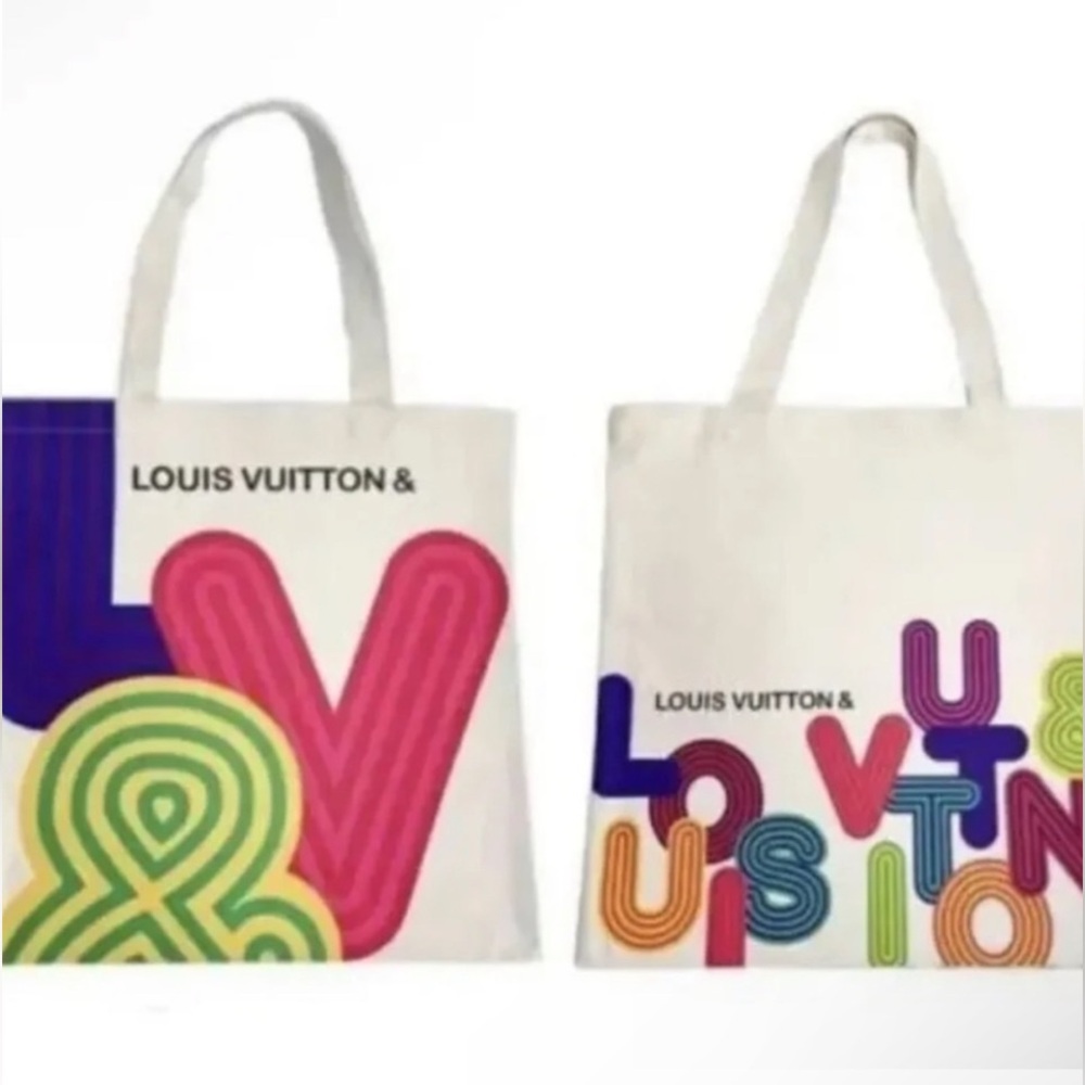NWT Louis Vuitton Collab Exhibition City Tote Canvas Limited Edition - Picture 5 of 16